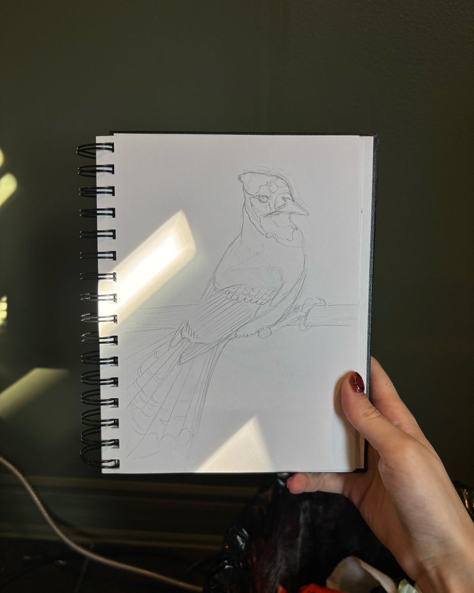 fleursoda's tweet photo. sketchbook drawing!! 

sometimes i just draw things to remind myself i can in fact draw lmao and this was one of these things. 

also we have green walls now wooooooo!!!!! https://t.co/pGU0zVFoOR