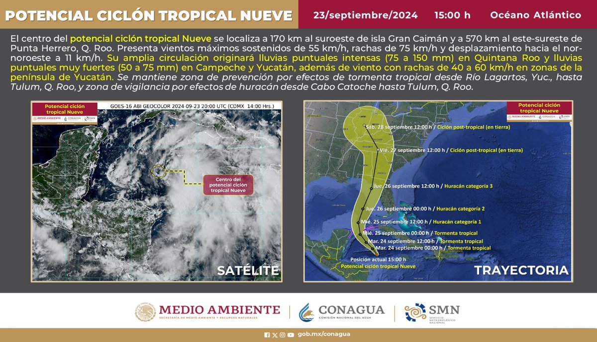 Protección Civil Cancún tweet media