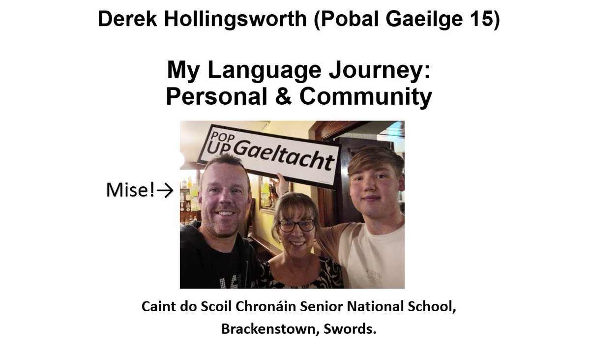 ScoilChronain's tweet photo. 1/2 Our Irish Language Workshop Series got off to a wonderful start last week! Many thanks to all the parents who participated!🙌 Ar aghaidh libh! Míle buíochas too to our insightful guest speaker Mr. Derek Hollingsworth @DerekHolly7 @PobalGaeilge15 We are inspired! #Gaeilge ☺️💯 https://t.co/5eph18ZBPY