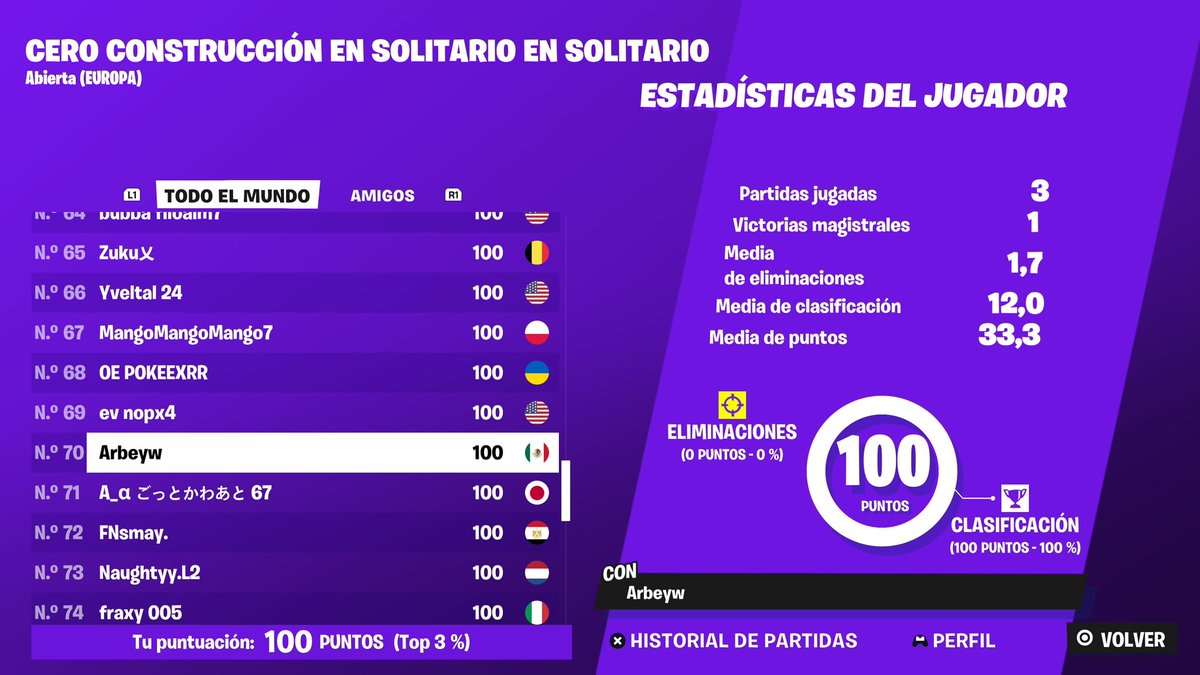 Estoy en mi prime +100 en Zb a 150 Ping 🇪🇺🇲🇽