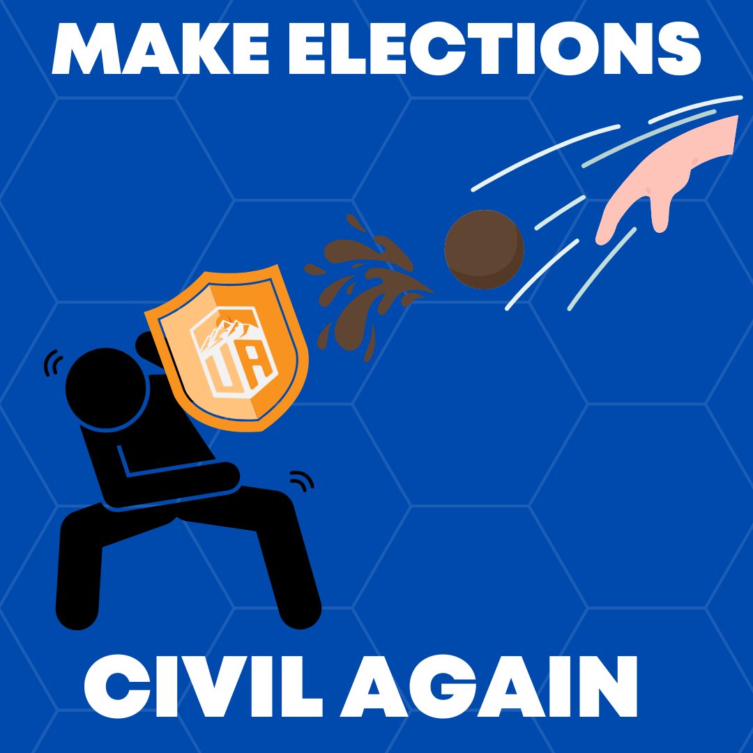 UtahApproves's tweet image. No one likes watching mudslinging season, Approval Voting encourages civil campaigning making elections about candidates' policies, rather than what they dislike about their opponents.