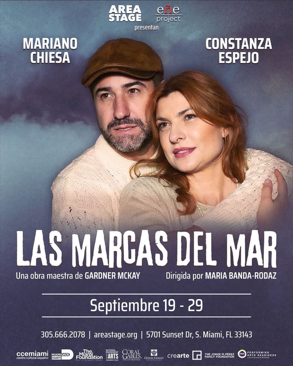 LAS MARCAS DEL MAR
La conmovedora historia de un pescador que vive en una remota isla irlandesa y que se enamora de una mujer a la que sólo ha visto una vez. No te pierdas esta oportunidad única de ver Las Marcas del Mar a partir del 19 de septiembre en Area Stage.