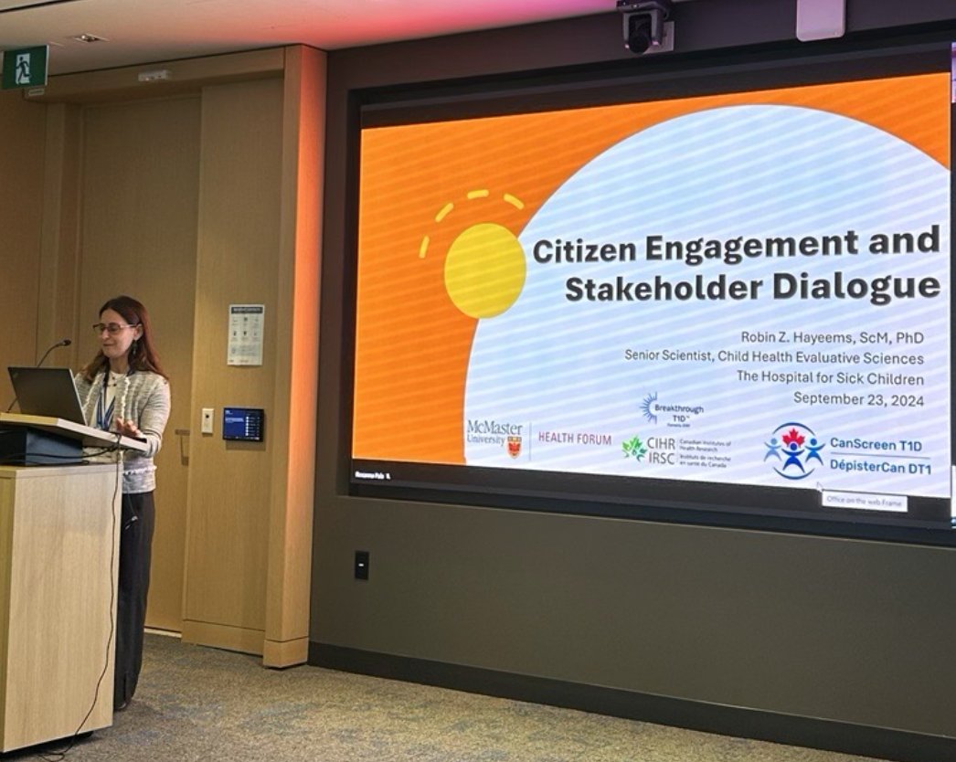 RobinHayeems's tweet photo. Today, members of the GENOMETRICS team attended the @canscreent1d  launch meeting! Dr. Hayeems will be leading work exploring the acceptability of screening for Type 1 Diabetes 🧬 #type1diabetes #geneticscreening https://t.co/ZXTwjStrJa