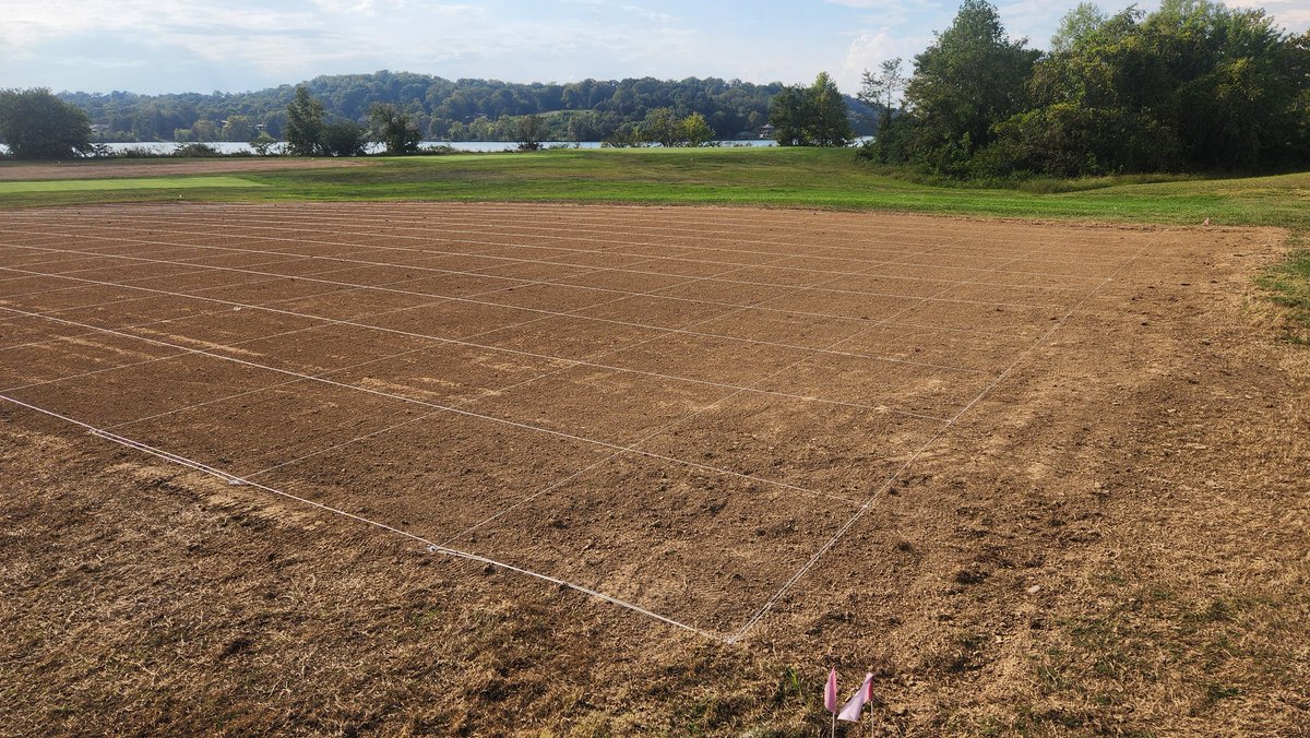 Great day spent preparing to plant tall fescue #NTEP trials tomorrow here in Knoxville. 🙌