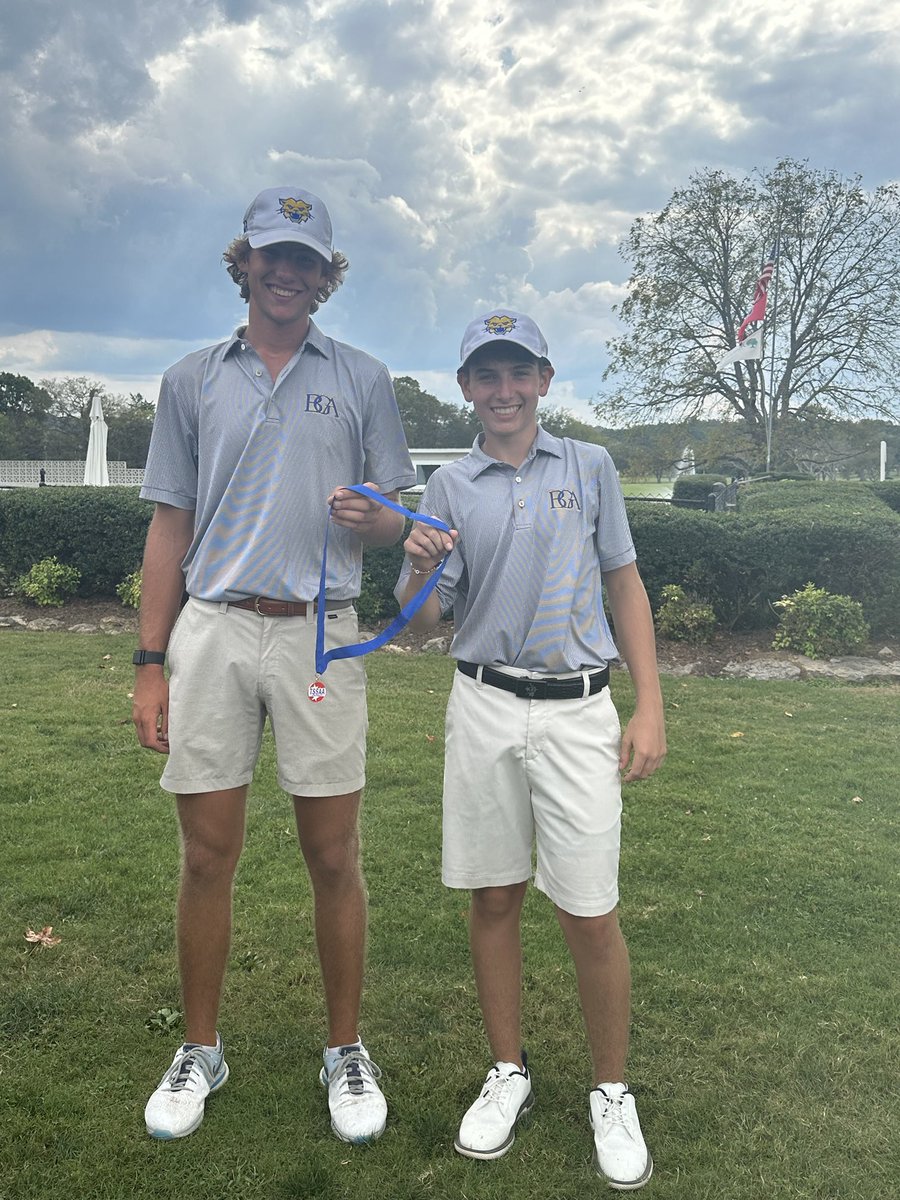 Congrats to our guys Brady Ray and Leo Froio for tying for 5th today with rounds of 73!