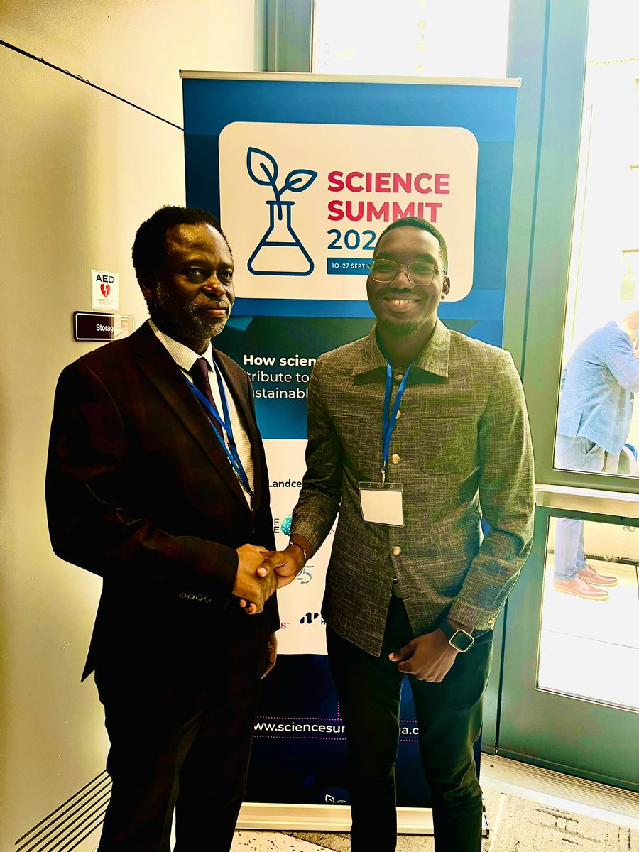 HamisiMsagama's tweet photo. A very deep key note speech by the UN Under secretary General, Prof. Marwala as he called upon leaders and scientits to make sure science literacy is not taken for granted. We need to do it now and together. 
Thank you for this chance to learn. https://t.co/fFS5mGnRxO