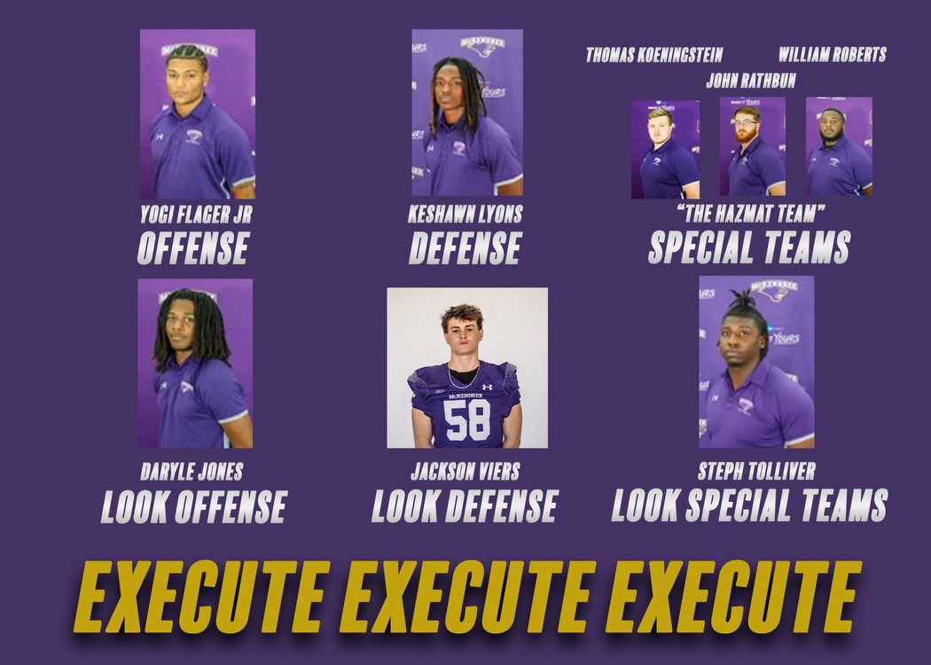Week 3 players of the week!  Congrats guys ⚪️🟣⚪️🟣