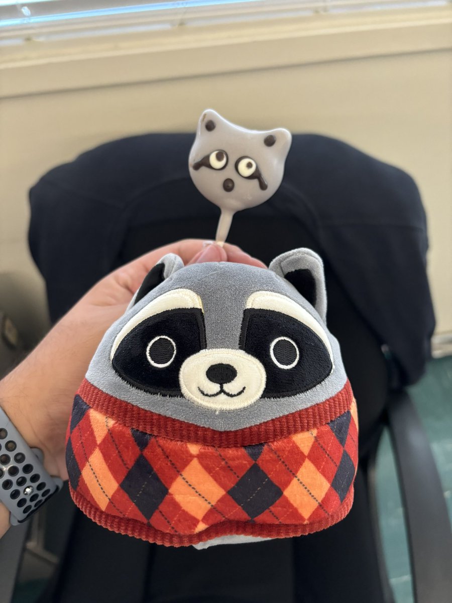 My coworker got me a cake pop to match my squish 🥺🥺🥺🥺