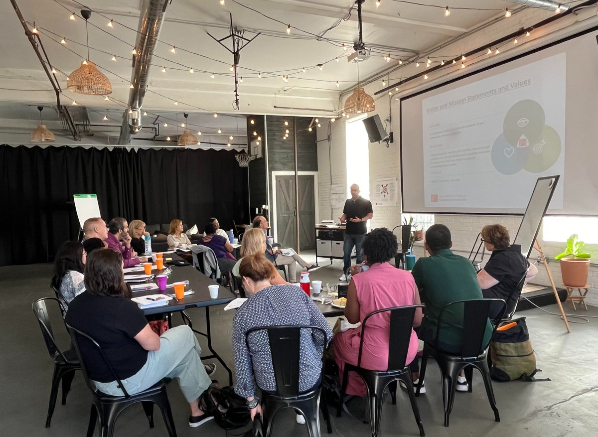 oprfcf's tweet photo. This weekend, we were thrilled to gather as board and staff, sharing inspiration and future plans for a racially just and equitable society where everyone can thrive. A big thank you to @thefirehousedream for hosting us in your amazing space! https://t.co/9b6AzUAM1S