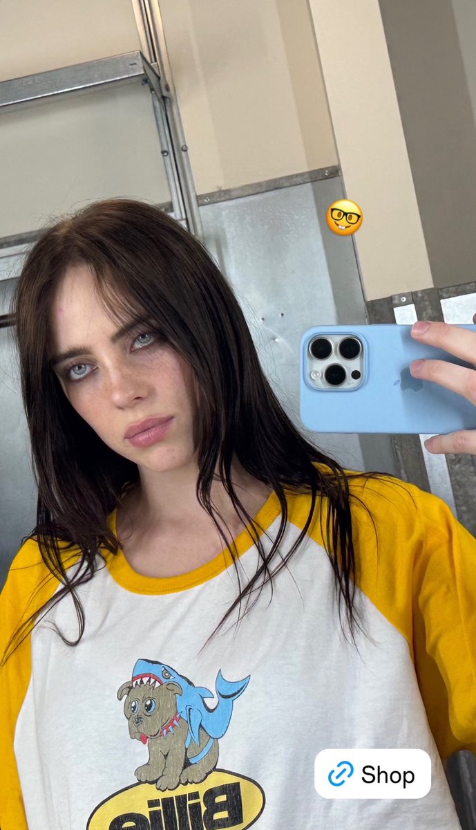 Billie via her Instagram story! 💙