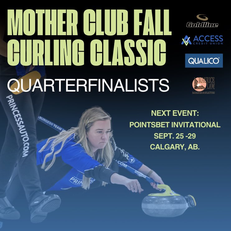 Great start to the season at the Mother Club Fall classic! We have a short turn around before the Pointsbet invitational in Calgary!!