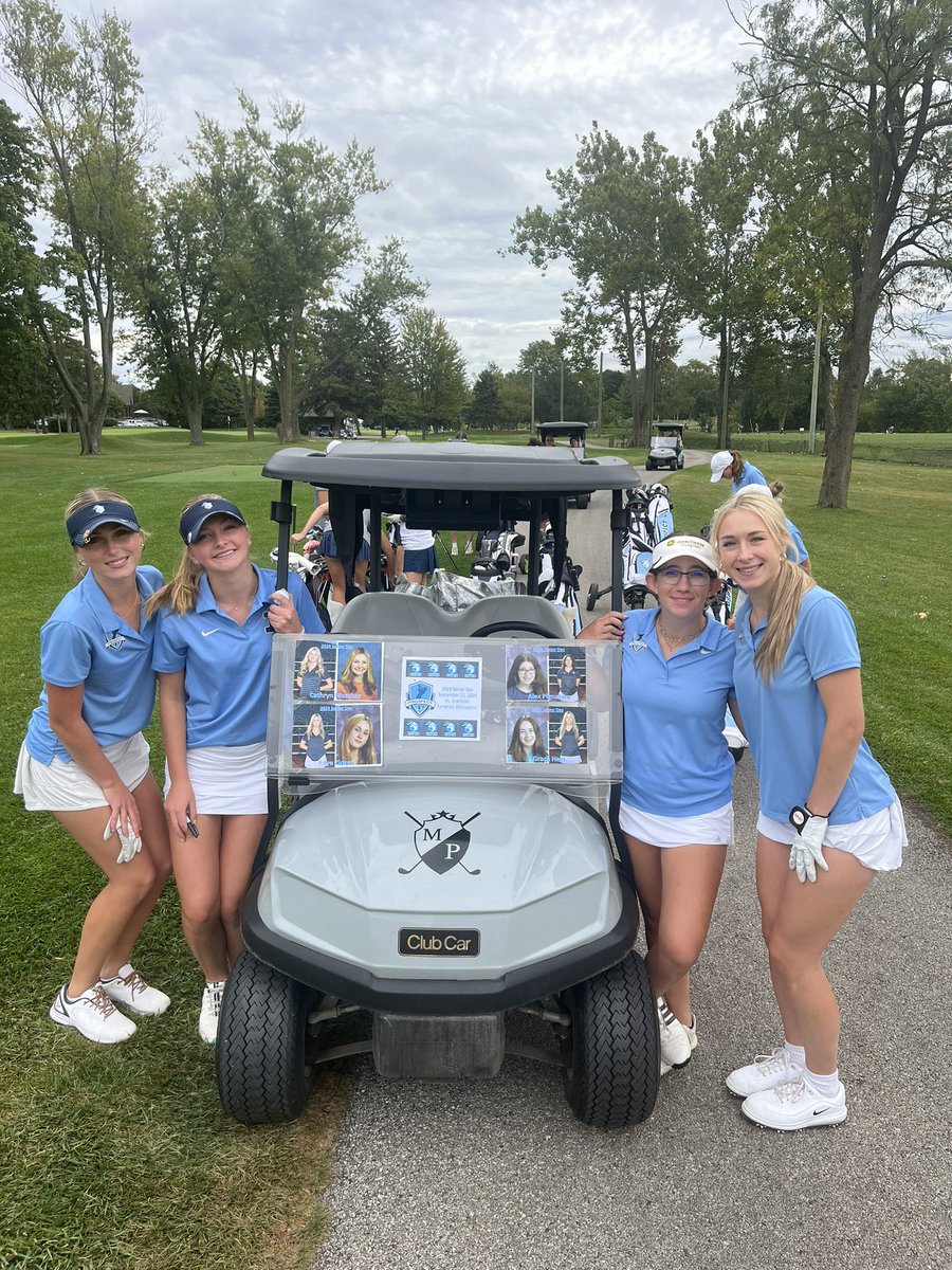 Senior Day!!! Congrats to Cat, Faye, Alex and Grace. We are ready to celebrate you tonight!