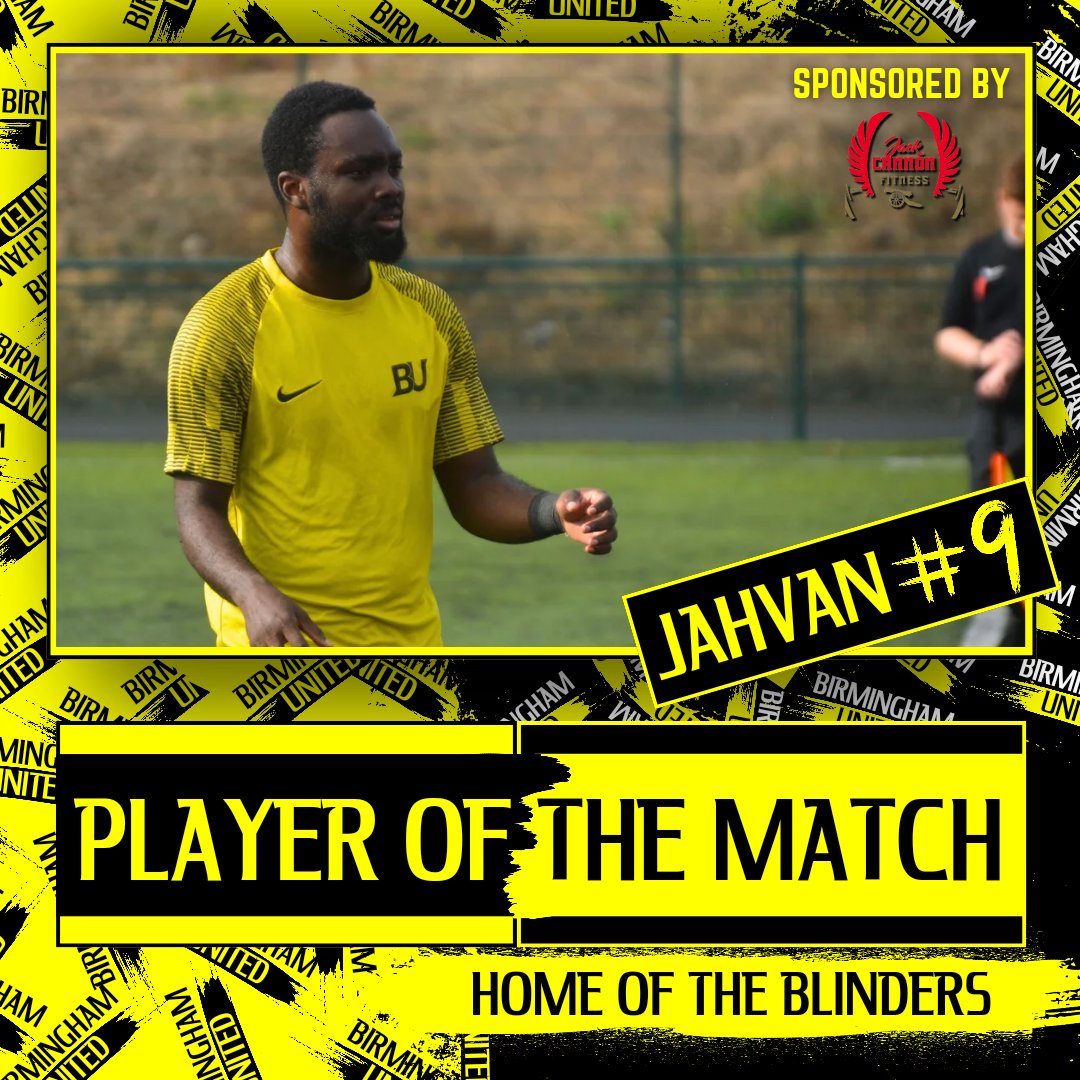 ⚡️POTM⚡️

Today's player of the match has to go THE HOTSTEPPER JAHVAN 🌶🌶

This lads been on absolute fire since his goal of the season contender and he has continued to give his all for the team both on and off the pitch 👏

Well done Jahvan 🎖

#UPTHEBLINDERS #BIRMINGHAM