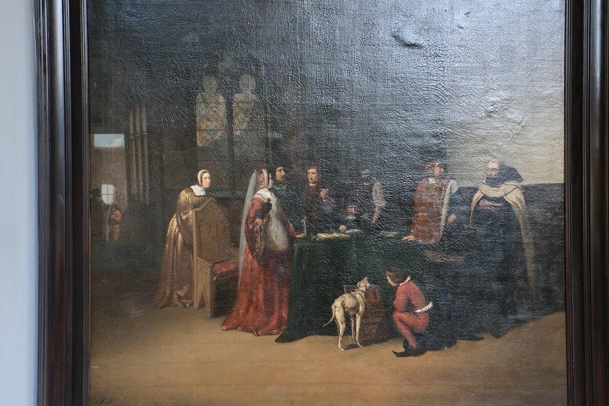 Un tableau, anonyme, appartenant à la Chambre interdépartementale des #notaires de Versailles. #Versailles #peinture