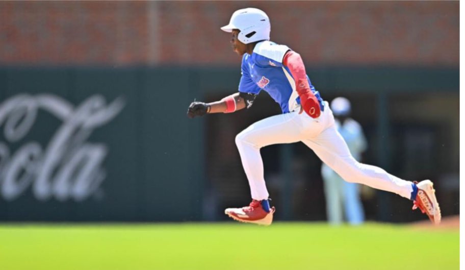 NaimFoster34's tweet photo. Thank you @Braves  for hosting the #44classic!  So much fun with really great players and coaches. 2 for 3 with RBI and Run scored on the big field was nice too!

#gbtt @Chase_Hughes11 @CoachCrenshaw42 @WestlakeDugout https://t.co/ZE3iyxFVLQ
