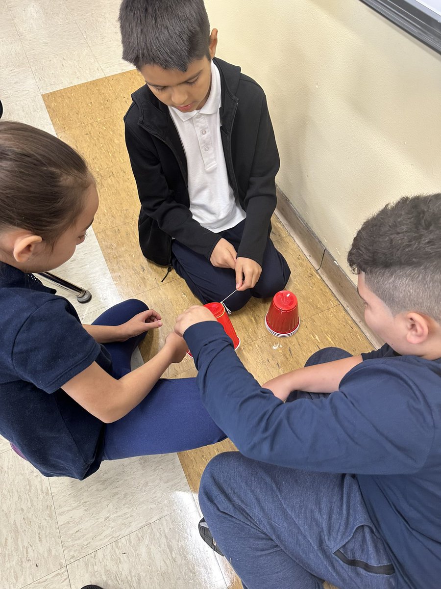 Anna_Morella1's tweet photo. Students @S3_Belleville in @MsAbreus4th Grade Math classes kicked off “Building Thinking Classrooms” (BTC) today with the focus of TEAMWORK! Students had to work together as a team to build the tallest tower! @School3MissB #TEAMWORK #BTC https://t.co/cD9ICxS8LO