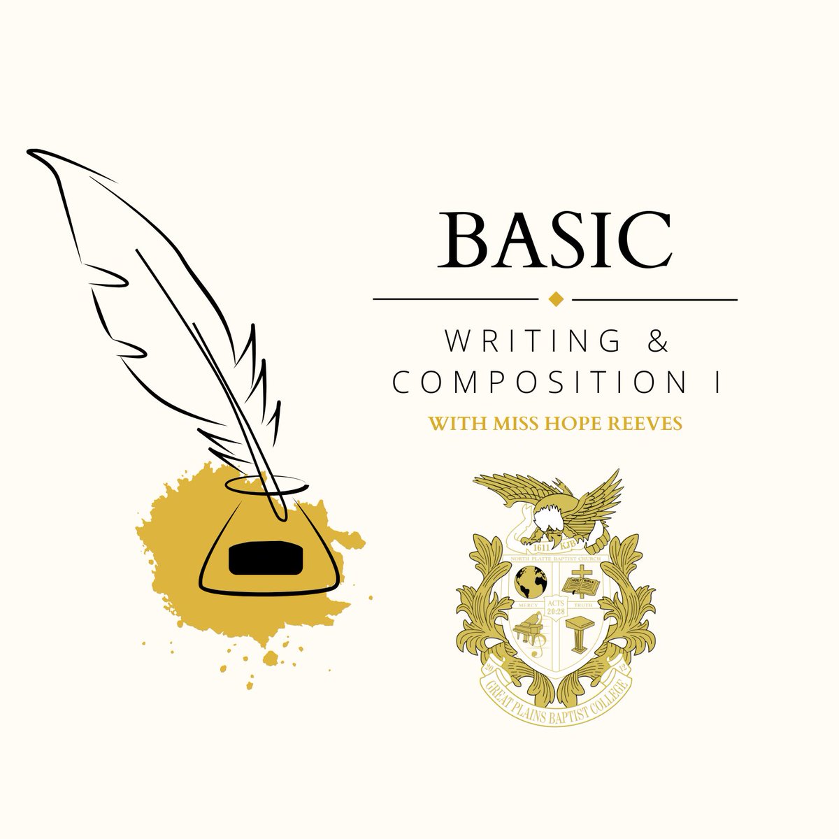 GreatPlainsBC's tweet photo. 📝Week 4: Basic Writing & Composition 1
👩🏫 Miss Hope Reeves
#GPBC https://t.co/qIW4qAEkgN