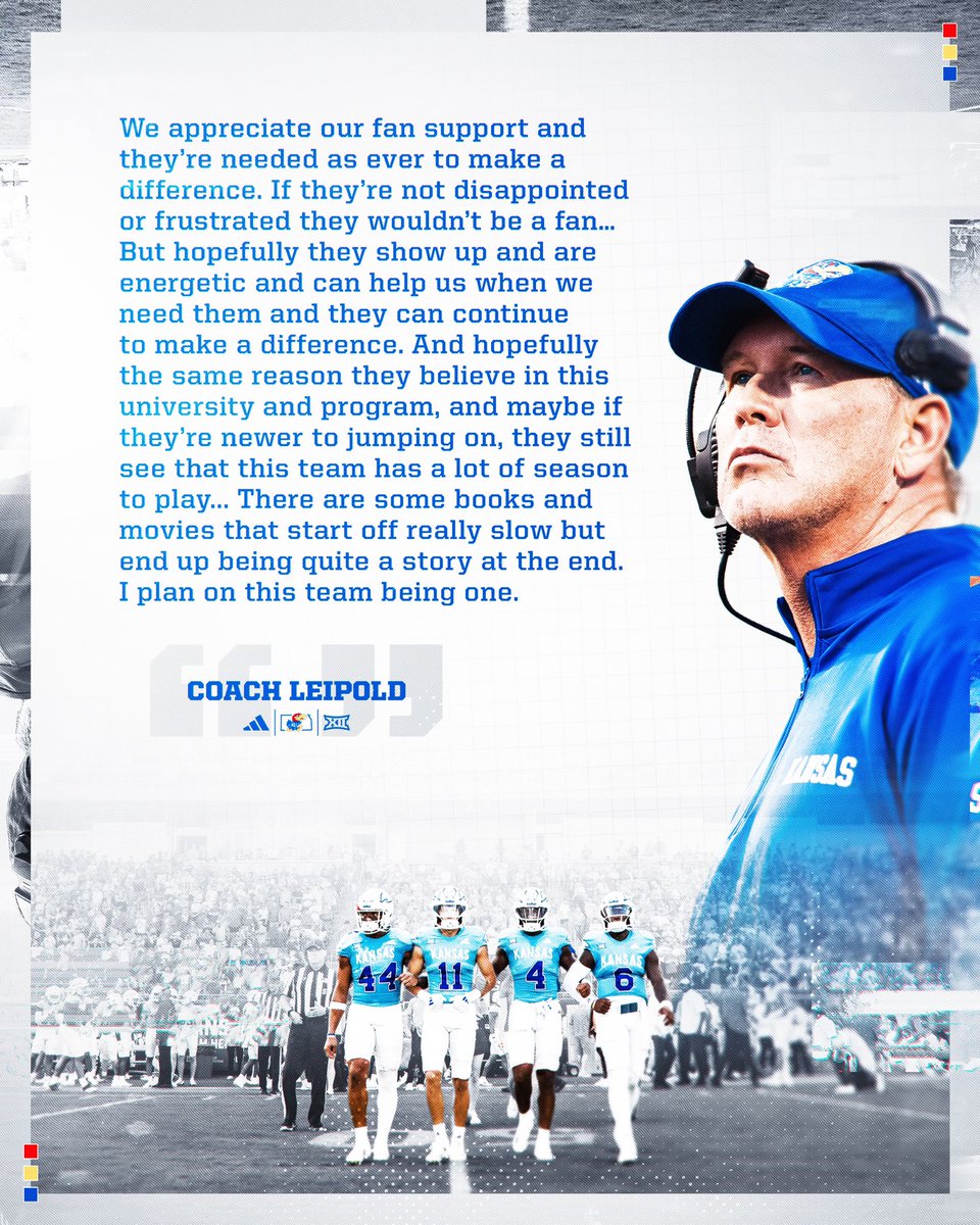 Kansas Football tweet media