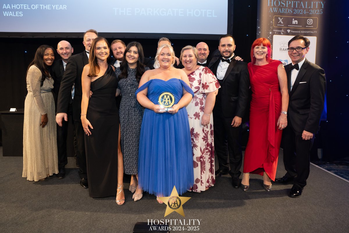 The winner of the AA Hotel of the Year Wales sponsored by <a href="/Taylors/">Taylors of Harrogate</a> is <a href="/ParkgateHotel/">theparkgatehotel</a> in #Cardiff. 

Congratulations to you all! 
 
#AAawards <a href="/VisitWales/">Visit Wales 🏴󠁧󠁢󠁷󠁬󠁳󠁿</a> <a href="/croesocymru/">Croeso Cymru 🏴󠁧󠁢󠁷󠁬󠁳󠁿</a> <a href="/VisitCardiff/">Visit Cardiff</a>