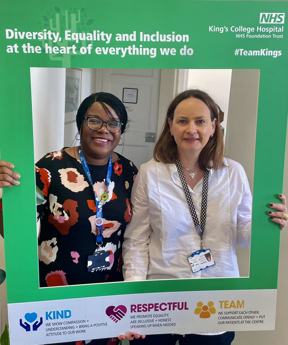 King's Equality, Diversity and Inclusion Team (@kch_edi) on Twitter photo This @IncEmp National Inclusion week <a href="/BJ_Thompson1/">Bernadette Thompson OBE</a> our EDI Director is reminding everyone that diversity should be at the heart of what we do. Our Interfaith and Belief Exec sponsor joins her in the pic today #ImpactMatters This @IncEmp National Inclusion week <a href="/BJ_Thompson1/">Bernadette Thompson OBE</a> our EDI Director is reminding everyone that diversity should be at the heart of what we do. Our Interfaith and Belief Exec sponsor joins her in the pic today #ImpactMatters