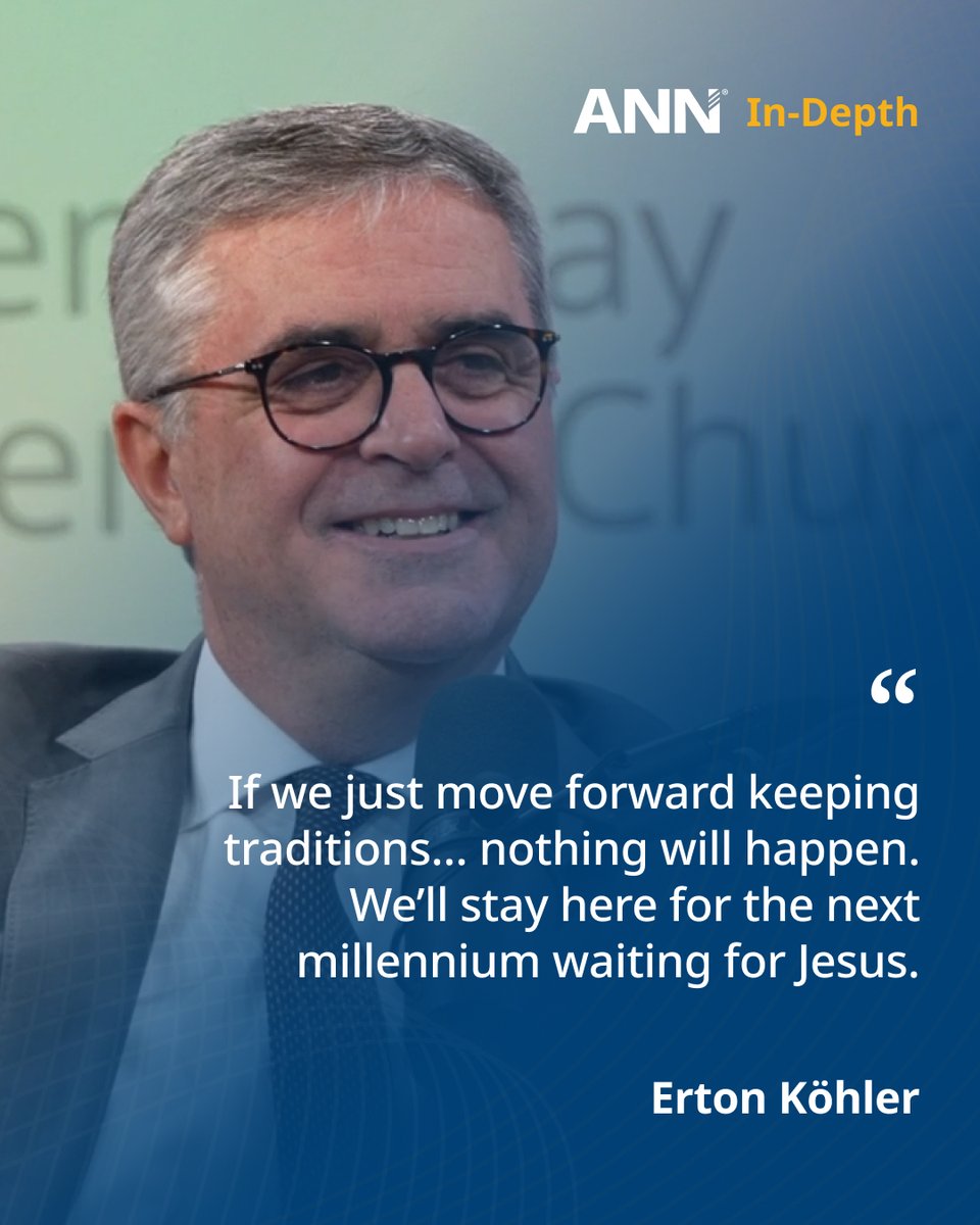 adventistnews's tweet photo. Mission is a verb that requires action. In this episode of #ANNInDepth, Erton Köhler, General Conference secretary, urges us to act, not just wait for Jesus’ return. @prertonkohler @saneves
Watch full episode.
https://t.co/VITnsfGdhn https://t.co/BgBSJhFNOT