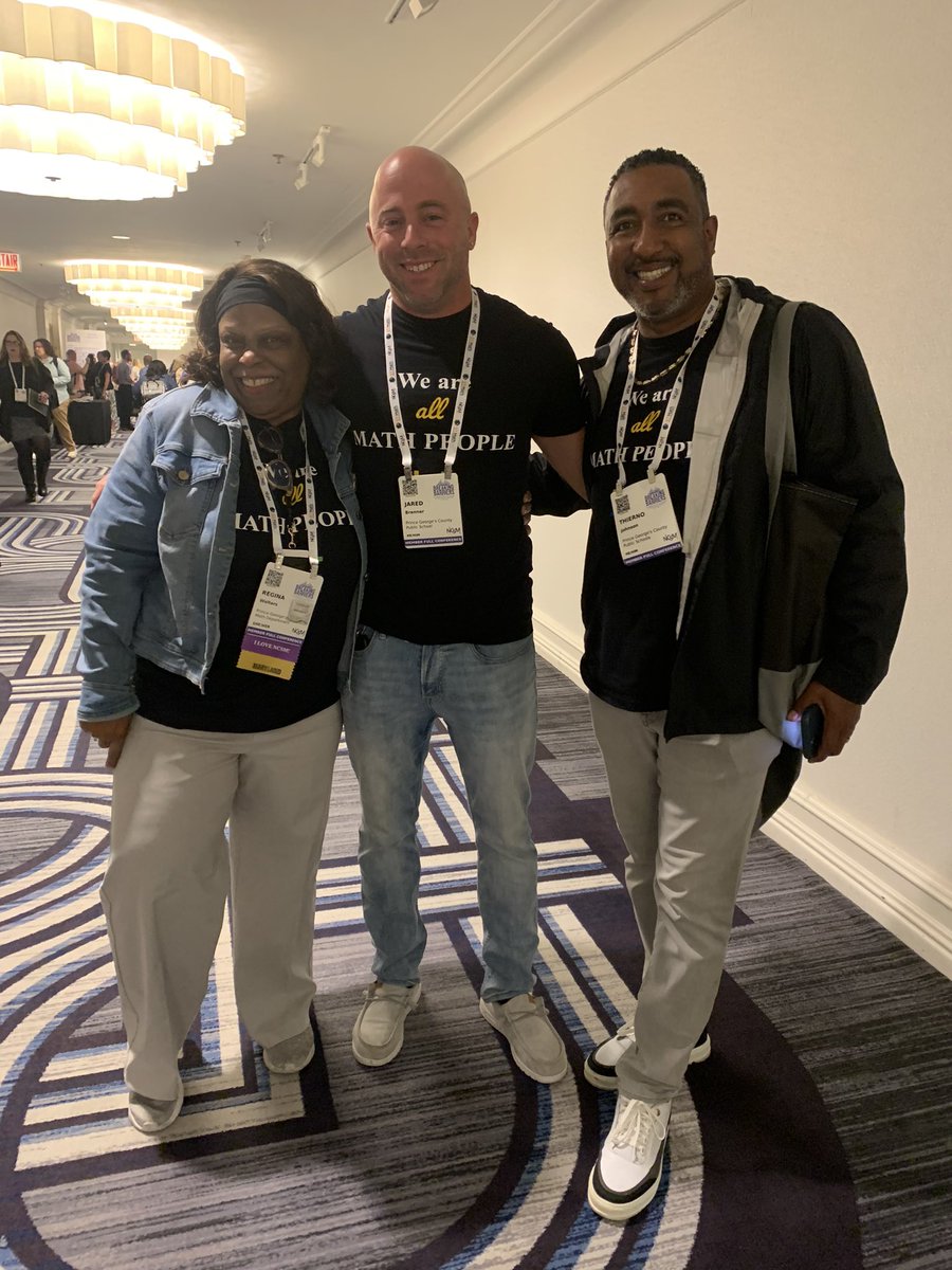 Marcie Sun (@sunlovesmath) on Twitter photo <a href="/PGCPSK5Math/">PGCPSK5Math</a> representing at #NCSM24! They became celebrities with their awesome #weareallmathpeople shirts! ❤️ <a href="/PGCPSK5Math/">PGCPSK5Math</a> representing at #NCSM24! They became celebrities with their awesome #weareallmathpeople shirts! ❤️