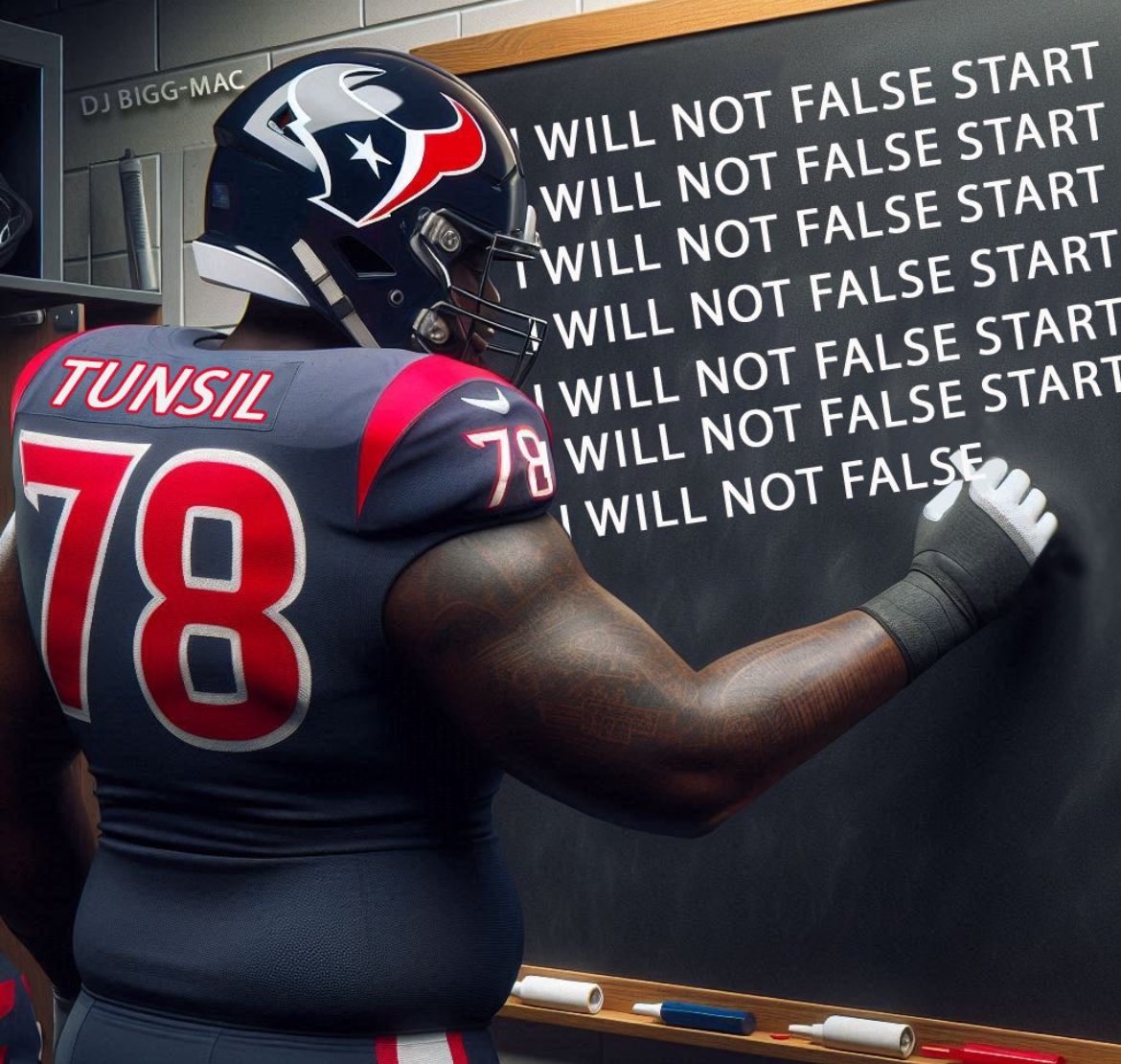 #Texans LT Laremy Tunsil on the chalk board. 

📸 : <a href="/djsrus_biggmac/">malcolm l. golliday</a> 

#HtownMade #InvisibleTakes