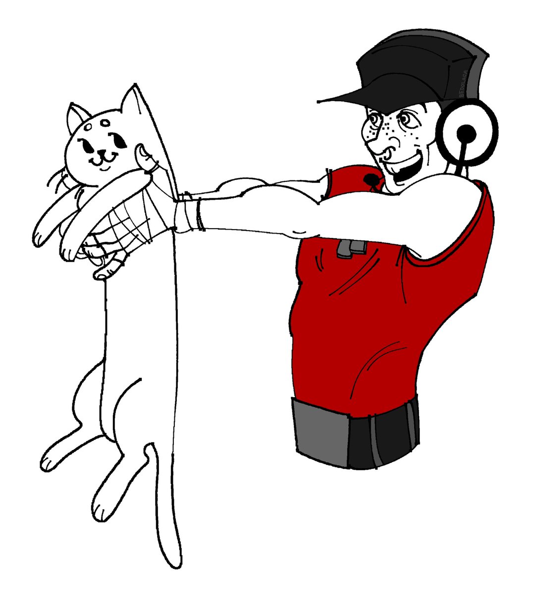 fromcoomcave's tweet photo. offense classes with kitties (part 2) 

#tf2 #TeamFortress2 #TF2fanart #tf2scout #tf2pyro #tf2soldier https://t.co/CAOFKo0iO7