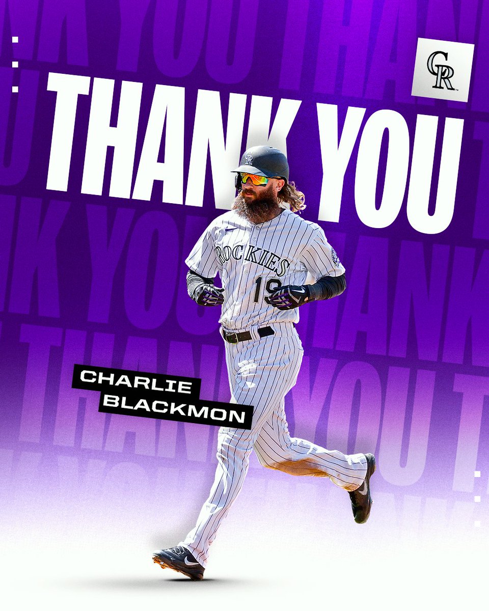 Charlie Blackmon has announced he will retire from Major League Baseball after a 14-year career - all with the Colorado <a href="/Rockies/">Colorado Rockies</a>.

He was a 4-time All-Star, 2-time Silver Slugger, and won the 2017 National League batting title.