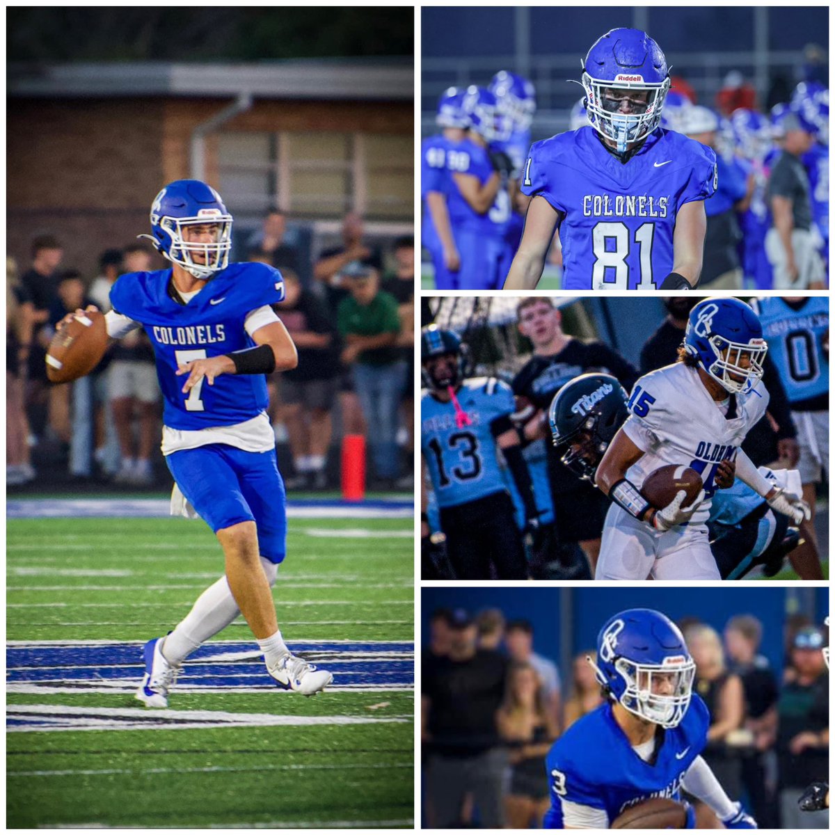 Brooks Kightlinger (@kightlingerbrks) on Twitter photo Top WR Trios in Ky
(4-1) 6A Oldham County Colonels led by Jr QB Derek Dees:
Jr WR KIGHTLINGER
Sr WR BROWN
Sr WR RANKIN
Combined 673 yards, 12 tds
<a href="/DerekDees5/">Derek Dees</a> <a href="/miller_brown_11/">Miller Brown</a> <a href="/OldhamFootball/">Oldham County Football</a> Top WR Trios in Ky
(4-1) 6A Oldham County Colonels led by Jr QB Derek Dees:
Jr WR KIGHTLINGER
Sr WR BROWN
Sr WR RANKIN
Combined 673 yards, 12 tds
<a href="/DerekDees5/">Derek Dees</a> <a href="/miller_brown_11/">Miller Brown</a> <a href="/OldhamFootball/">Oldham County Football</a>