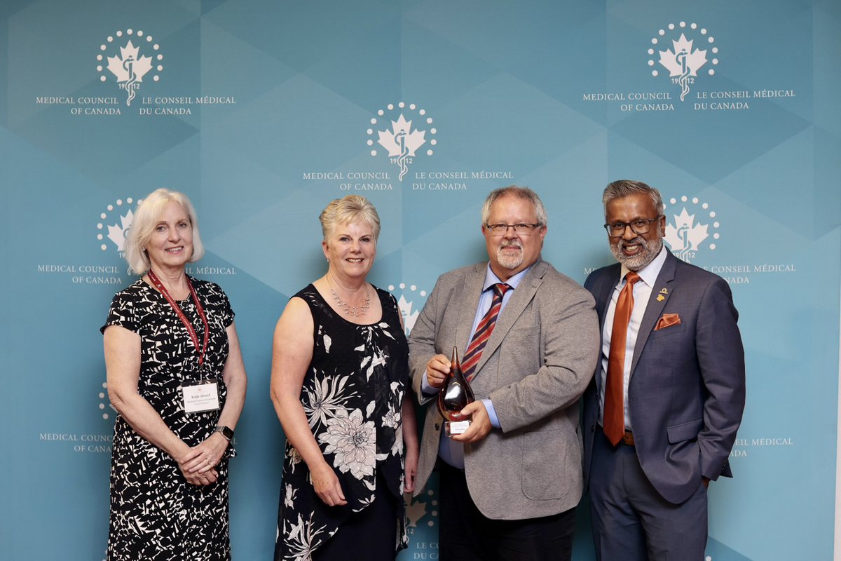Congratulations to Dr. Timothy J. Wood, <a href="/twood_tim/">Tim Wood</a>, #recipient of the 2024 Dr. Maureen Topps #Award for Outstanding Achievement in the Assessment of Clinical Competence.

Learn more about his achievements: ow.ly/GZuq50GxSh5
#MCCam #AnnualMeeting #MedEd