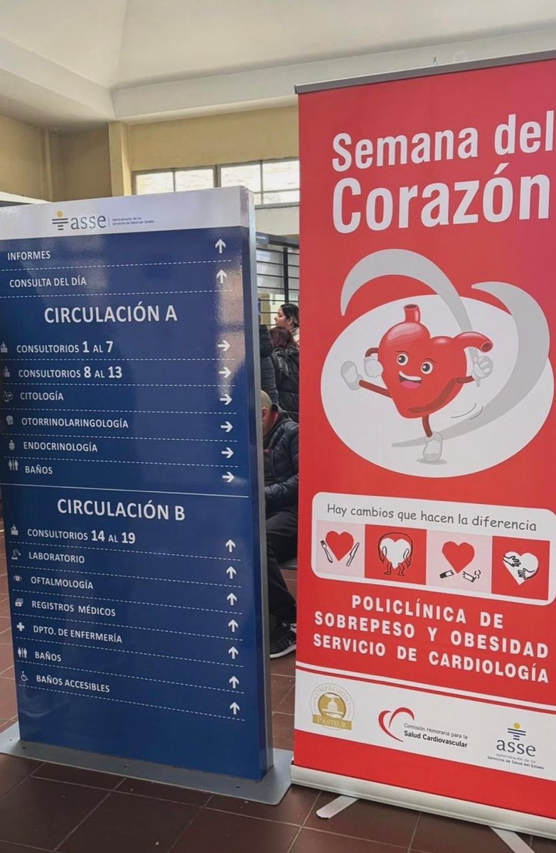 Martizqui's tweet photo. Semana del corazón en el #HospitalPasteur
Durante toda la semana se llevarán a cabo distintas actividades de promoción y prevención en salud cardiovascular.
@ASSEcomunica https://t.co/scTsdvd2pH