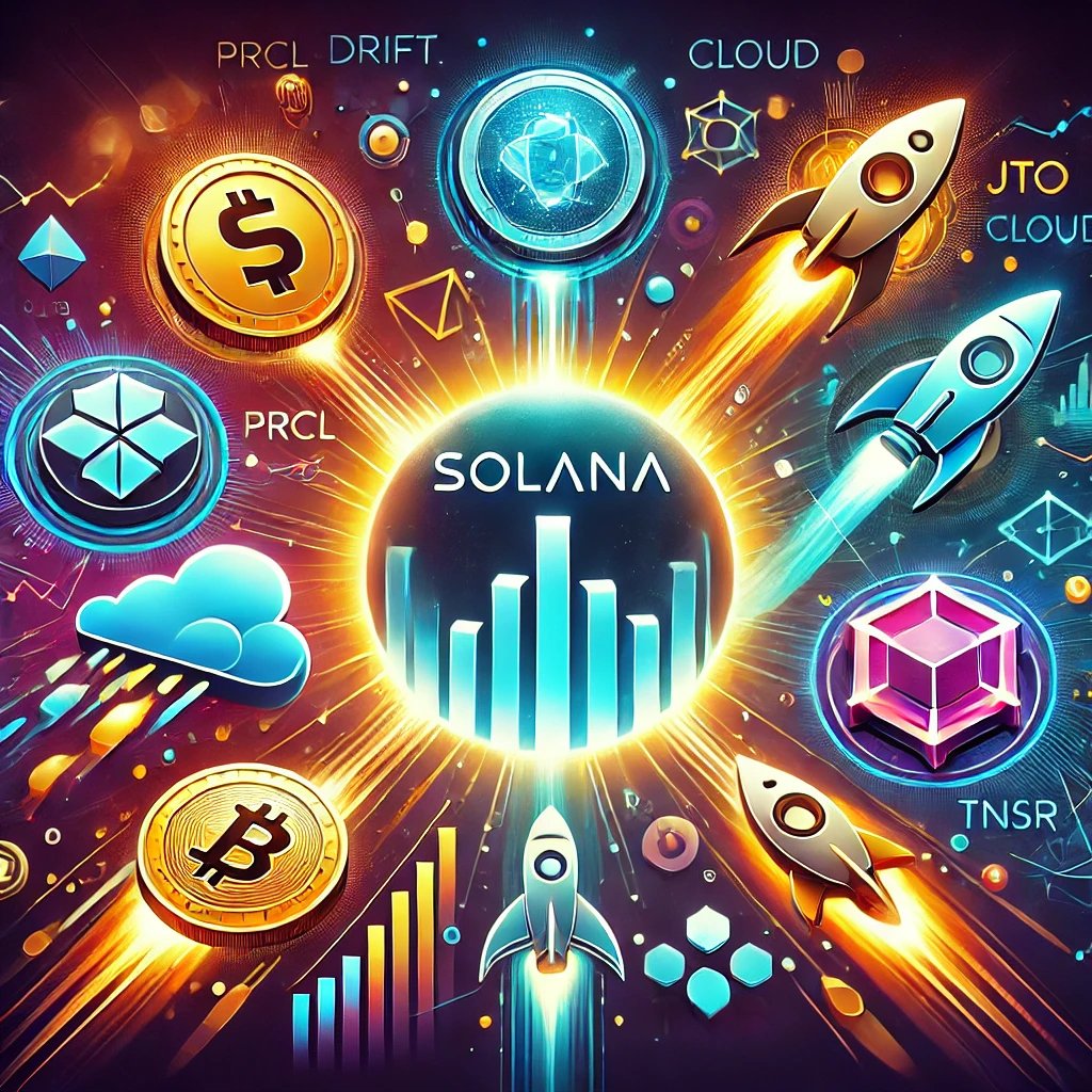 crypto_daha's tweet photo. 大家都知道，我从去年开始，一直做多和看多solana及其生态，最近在 @Backpack_CN 发现了5个不错的值得抄底的solana生态代币，有5=10倍潜在的利润空间，所需时间大概3-6个月，大家拭目以待！

下文将着重说明代币 + 价格 + 市值 + 推荐理由等

1⃣ $PRCL

现价：0.23U
市值：3100万U

推荐理由：
1、coinbase等参与投资
2、RWA赛道可落地项目
3、上一次我抓了一个a16z投资的RWA项目GFI 110倍
4、市值太低

2⃣ $DRIFT

现价：0.7
市值：1.57亿

推荐理由：
1、项目拿了multicoin和polychain的投资
2、项目上了coinbase（cb的造富效应一点也不差）
3、multicoin明牌支持
4、tvl在solana生态中排名靠前

3⃣ $CLOUD

现价：0.43U
市值：7700万U

推荐理由：
1、跟bybit和币安合作重质押代币bbSOL和bnSOL，币安一直在布局重质押赛道
2、市值偏低

4⃣ $TNSR

现价：0.39U
市值：4900万

推荐理由：
1、Solana生态唯一发币的NFT 交易市场，巅峰占据生态的70%NFT交易额
2、币安Launchpool项目
3、洗盘足够，市值太低

5⃣ $JTO

现价：2.22U
市值：2.84亿U

推荐理由：
1、multicoin 和 robot投资
2、上线币安和coinbase
3、重质押赛道 ，币安在深度布局
4、项目方收入挺好的，少数靠产品赚钱的项目，无需卖币