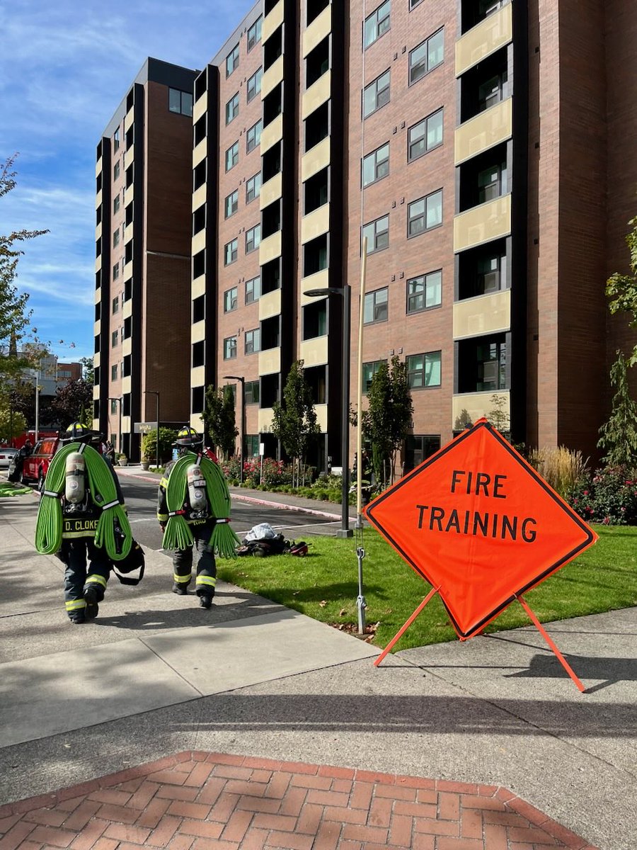 Vancouver Fire training for high rise operations.