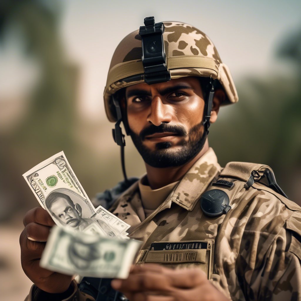 zilch203's tweet photo. 💰 As a General/Soldier , I’ll trade my country for dollars! And I plan to move to Europe or gulf after retirement.
#generalforSale #DollarsOverBorders #pakistanforsale https://t.co/TQcV2TybFn