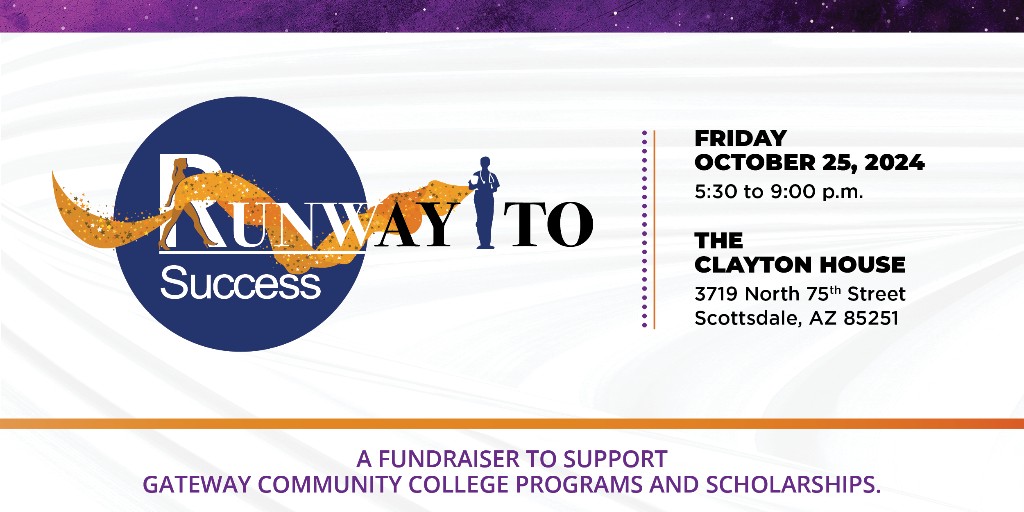 runwayGWCC's tweet photo. Save the Date for Runway to Success on October 25, 2024! @GateWayaz's biggest fundraiser of the year. Enjoy an inspiring night as students showcase their talents and achievements on the runway.

🎟️ Get your tickets or learn about sponsorships at https://t.co/uvL0PcffXQ. https://t.co/XC022HlT3C