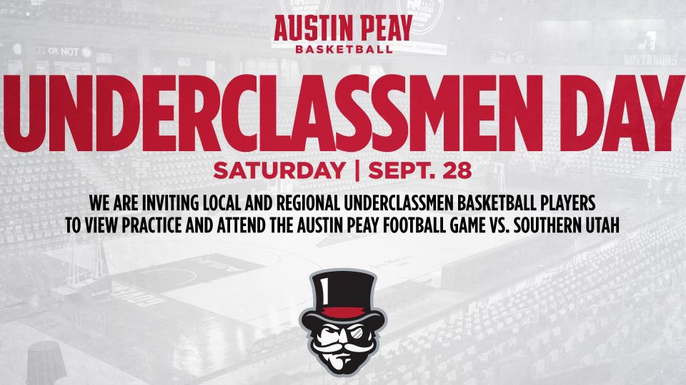 I’ll be at Austin Peay University for a visit this Saturday, September 28th!
