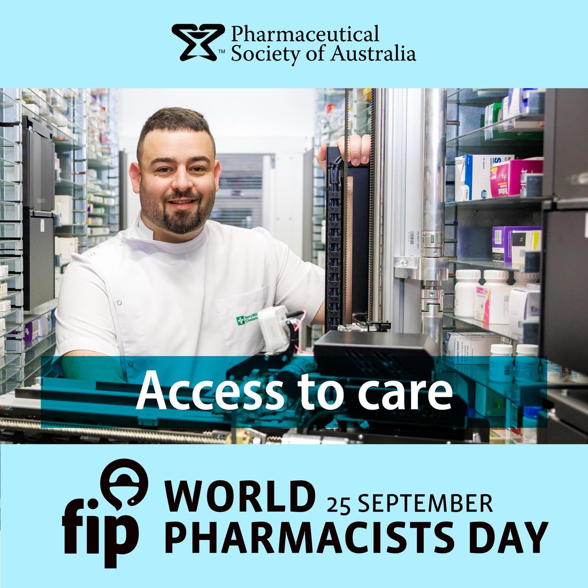 On September 25 we celebrate World Pharmacist Day. We show our appreciation for pharmacists who work tirelessly everyday to address unmet health needs to improving access to care. Pharmacists are our most accessible health professionals! 💙#WorldPharmacistsDay #PharmacistsIn2030