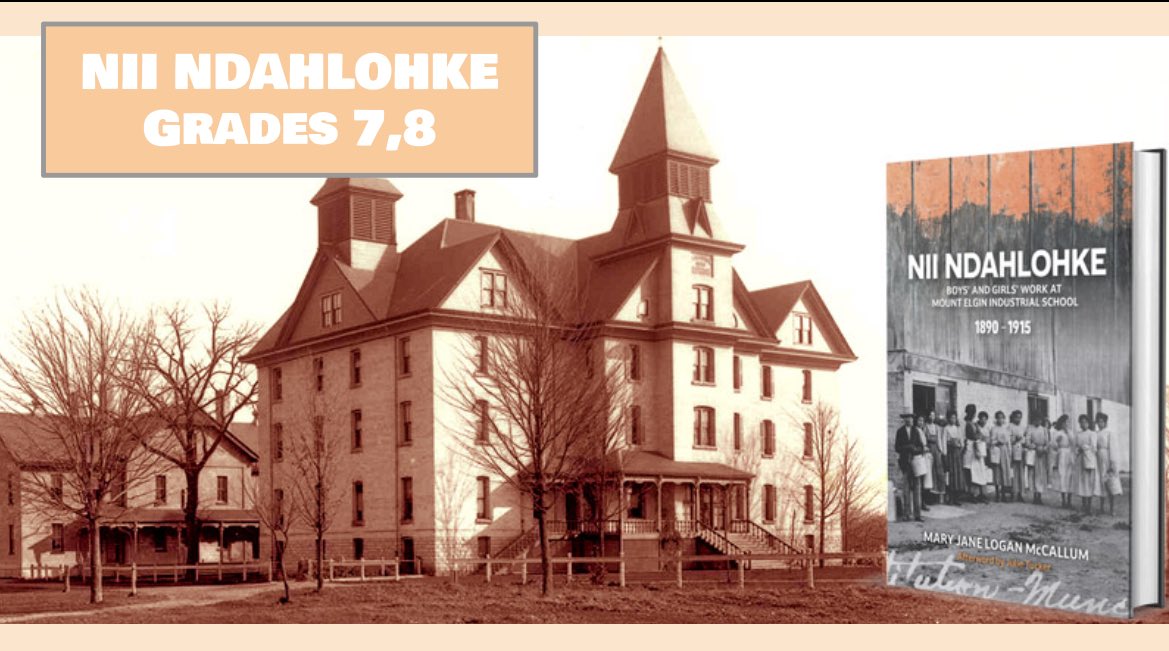 Today we started our journey  to understand the historical context and impact of residential schools in Southern Ontario. We are using the text Nii Ndahlohke and the rich resource created  for all intermediate #tvdsb educators. docs.google.com/presentation/d…