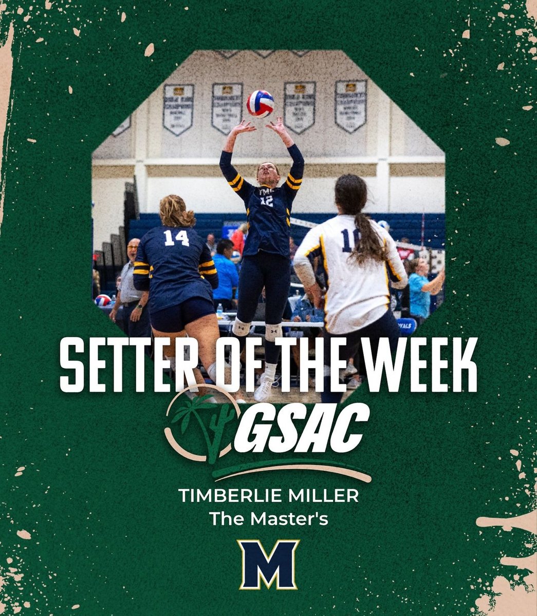 gsacsports's tweet photo. ๐GSAC Womenโs Volleyball Players of the Week
ATTACKER: Grace Colburn, @TMUAthletics
SETTER: Timberlie Miller, @TMUAthletics
DEFENDER: Andrea Barrera, @TMUAthletics
#GSACsports #GSACwvb #NAIAwvb https://t.co/w4EzIR4Vq4
