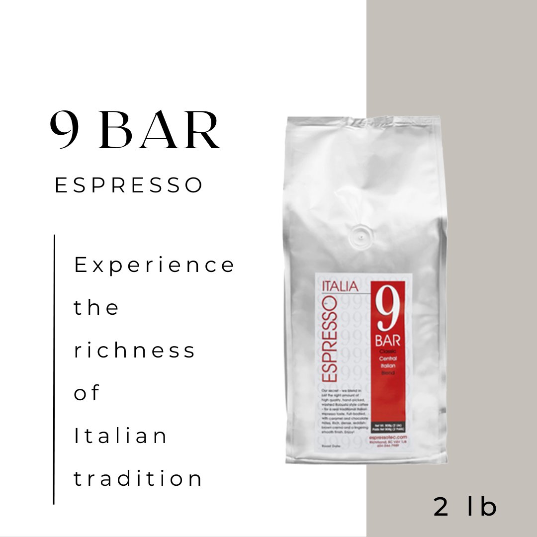 Every Cup Tells a Story of Italy – Discover the Rich, Authentic Flavors of 9 Bar Espresso ☕