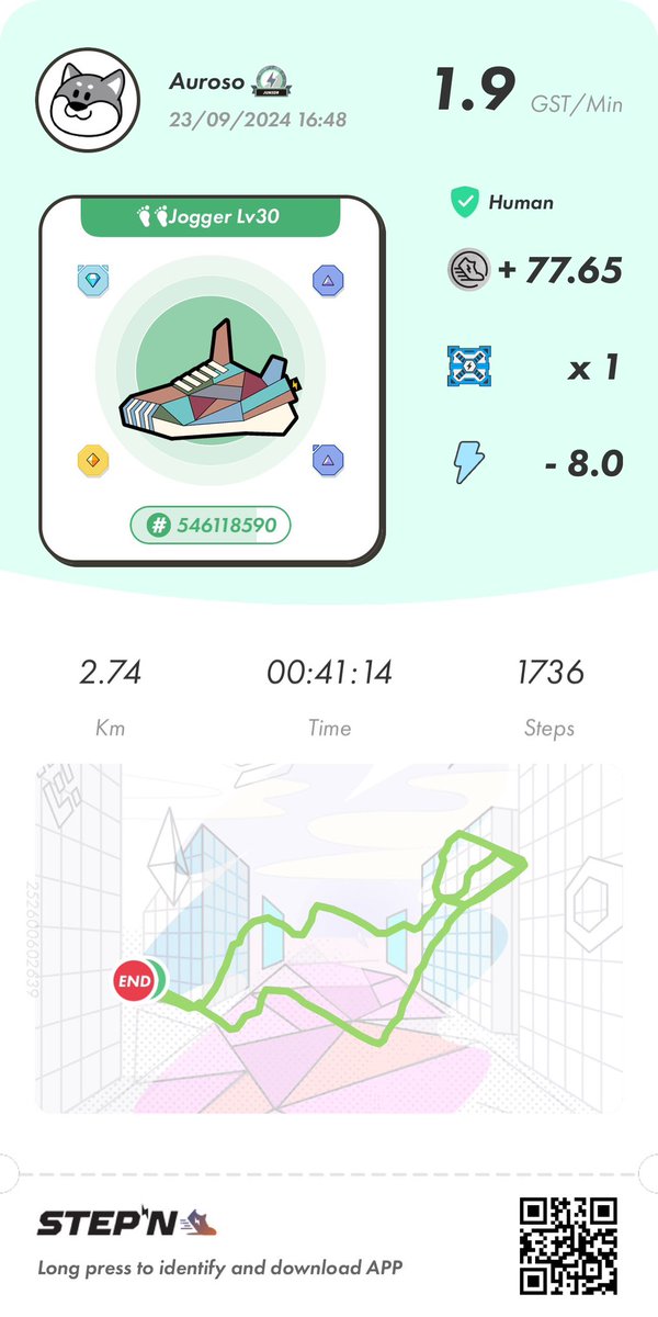 alfonsooro's tweet photo. @Stepnofficial #STEPN 
#STEPNEMBER3  -task 3
First box lvl5 after energy increased!! Lfg https://t.co/uzLRVshARg