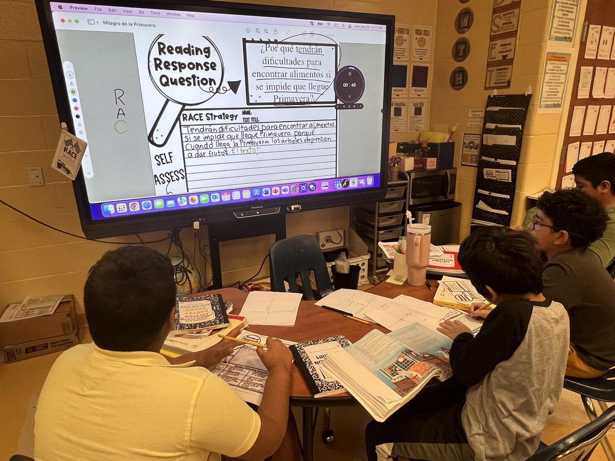 Priscilla Garza (@pdgarza31) on Twitter photo Today in 5th grade, we worked continuously on our RACE responses in small group to practice our writing. <a href="/FieldsFalcons/">Fields Elementary</a> 📝💛💙 #FieldsInspires #ReadersandWriters Today in 5th grade, we worked continuously on our RACE responses in small group to practice our writing. <a href="/FieldsFalcons/">Fields Elementary</a> 📝💛💙 #FieldsInspires #ReadersandWriters
