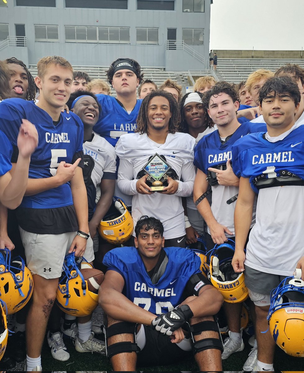 kendall_agency's tweet photo. Good Hands Player of the Week!!!
Nathan Williams - Carmel High School
Chosen by ISC Sports Network
Presented by the Pat Kendall Insurance Agency
@Nate_Williams15 @coach_hebert @football_carmel @carmelathletics @iscsportsnet @gregrakestraw @INPreps
#GoodHandsPlayeroftheWeek https://t.co/eXNIPsGtQH