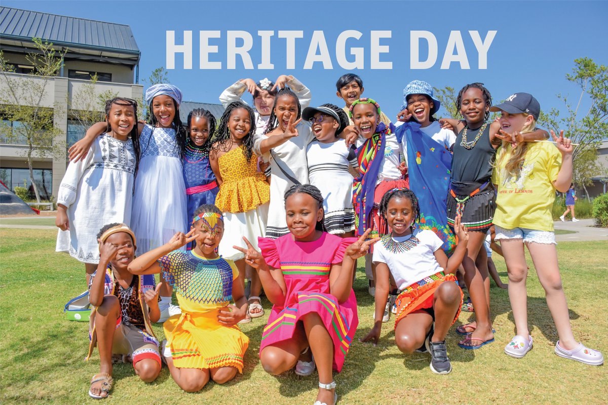 SteynCitySchool's tweet photo. 𝗛𝗘𝗥𝗜𝗧𝗔𝗚𝗘 𝗗𝗔𝗬

Happy Heritage Day! Let's celebrate our diverse cultural heritage and take pride in what makes us truly South African.

#HeritageDay
#WeReachBeyond
#SteynCitySchool
#WhereHappyChildrenLearn
#Steyncity
#EverydayExtraordinary https://t.co/o40DRhlcqu