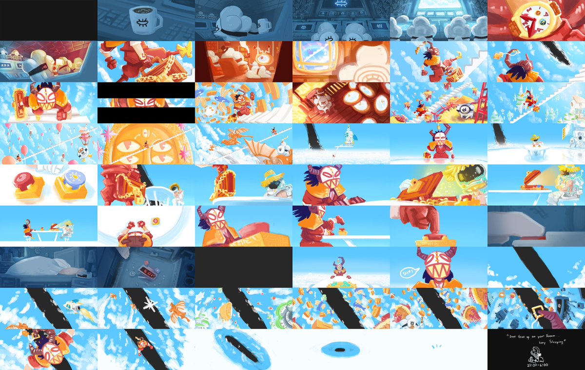 _Khem_T's tweet image. Color script

for the animation short Just Run UP

#colorscript #lookdevelopment #conceptart #photoshop #Procreate #illustration