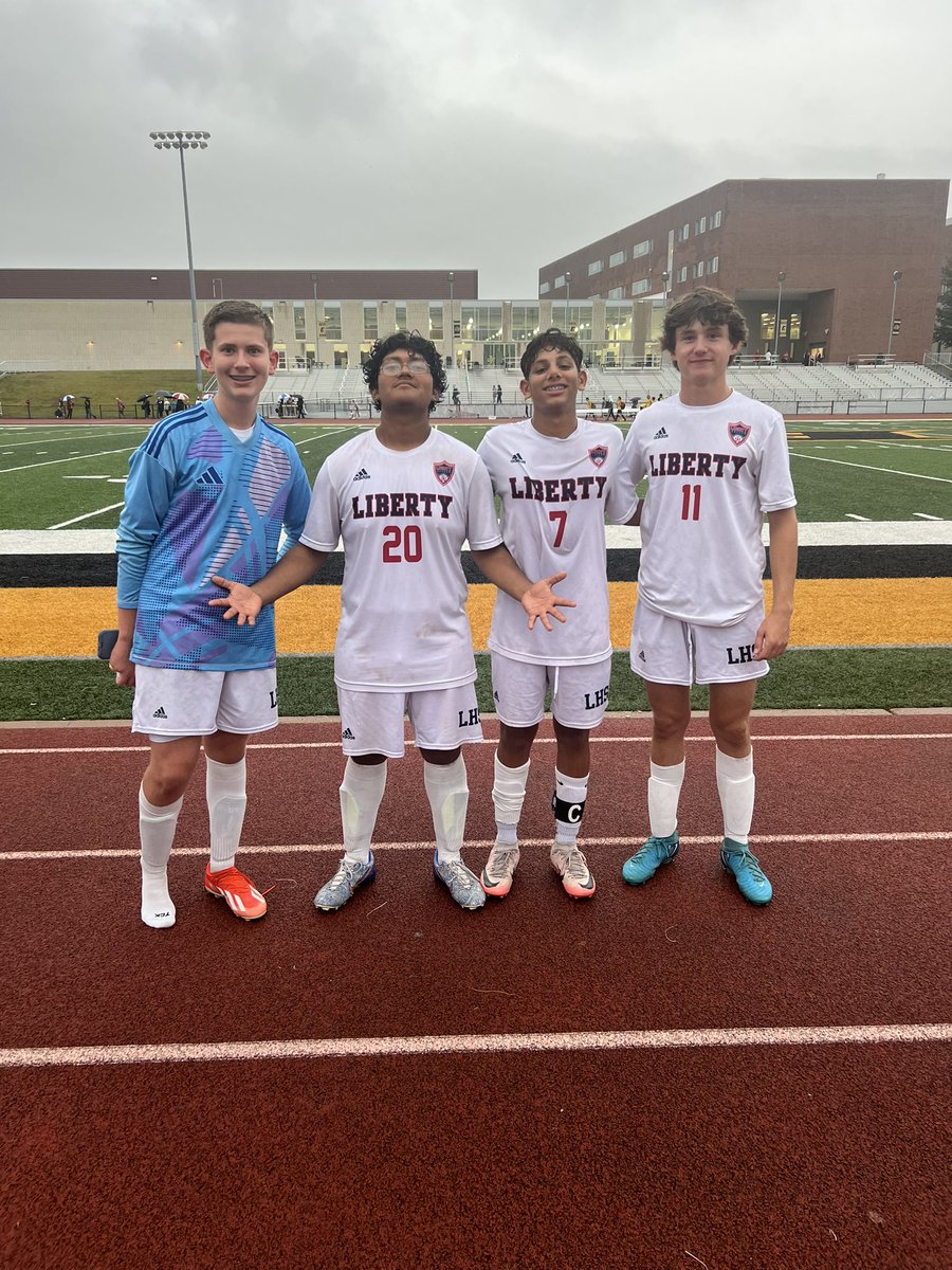 Rainy 4-0 Win today against FZE! Goals by James with the PK, Tony, Jacob, and Ameer  with a header from a corner ⚽️