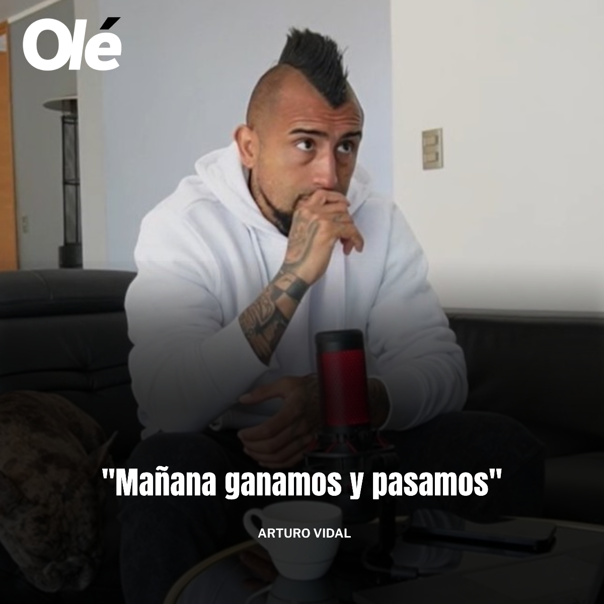 ARTURO VIDAL: "MAÑANA GANAMOS Y PASAMOS" ⚽

➡️ El volante chileno fue contundente al referirse al duelo entre Colo Colo y River por la vuelta de los cuartos de final de la Copa Libertadores, asegurando la victoria del Cacique

🗣️ Además, agregó: "Mañana, si Dios quiere, voy a