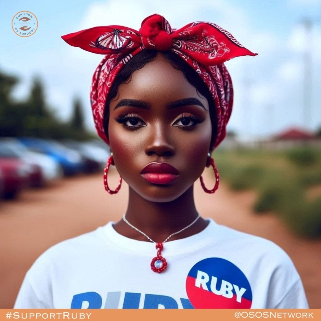 _ShowofSupport's tweet photo. 🎤 Call for Applications! 
 Join #SupportRuby as a Ruby Advocate!

Are you a young woman passionate about political change in Nigeria? This is your chance to join the #SupportRuby advocacy campaign and make a difference!

 Who is Ruby?
Ruby represents the young women... https://t.co/PTTL70qCdn