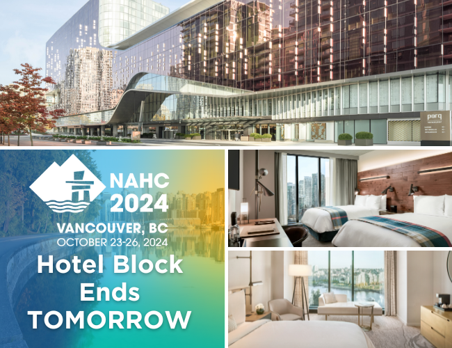 🚨 NAHC's 2024 Annual Conference Hotel Block closes TOMORROW!!
🏨Book Your Room NOW! coophousing.org/annual-confere…
#NAHC #NAHC24 #CooperativeHousing